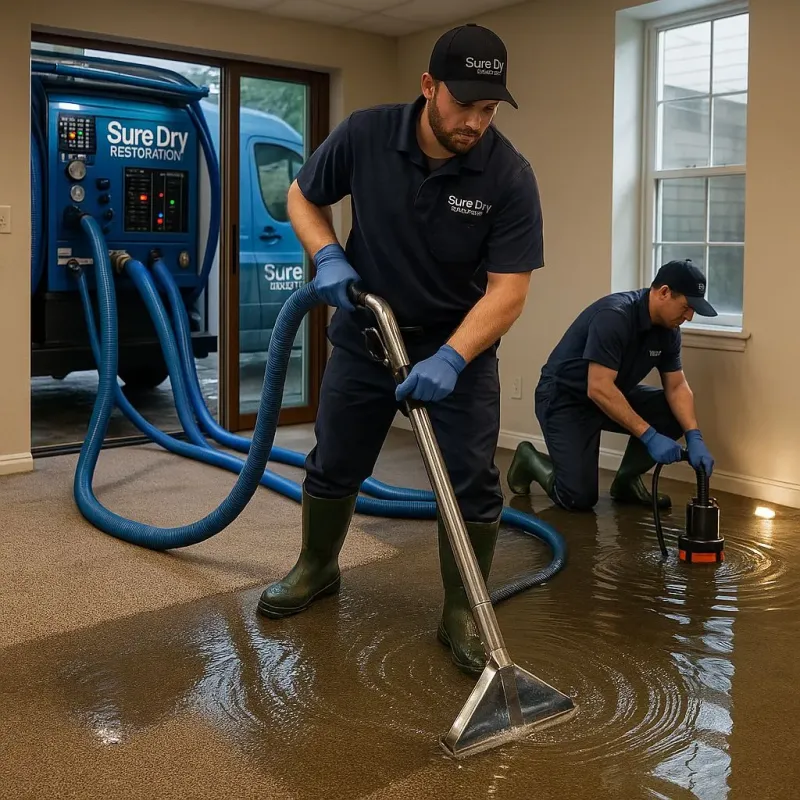 Water Extraction and Removal process in Thomasville, GA